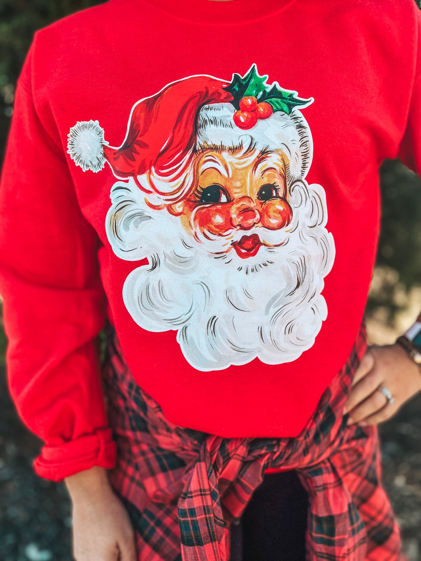 JOLLY SANTA SWEATSHIRT (RED)
