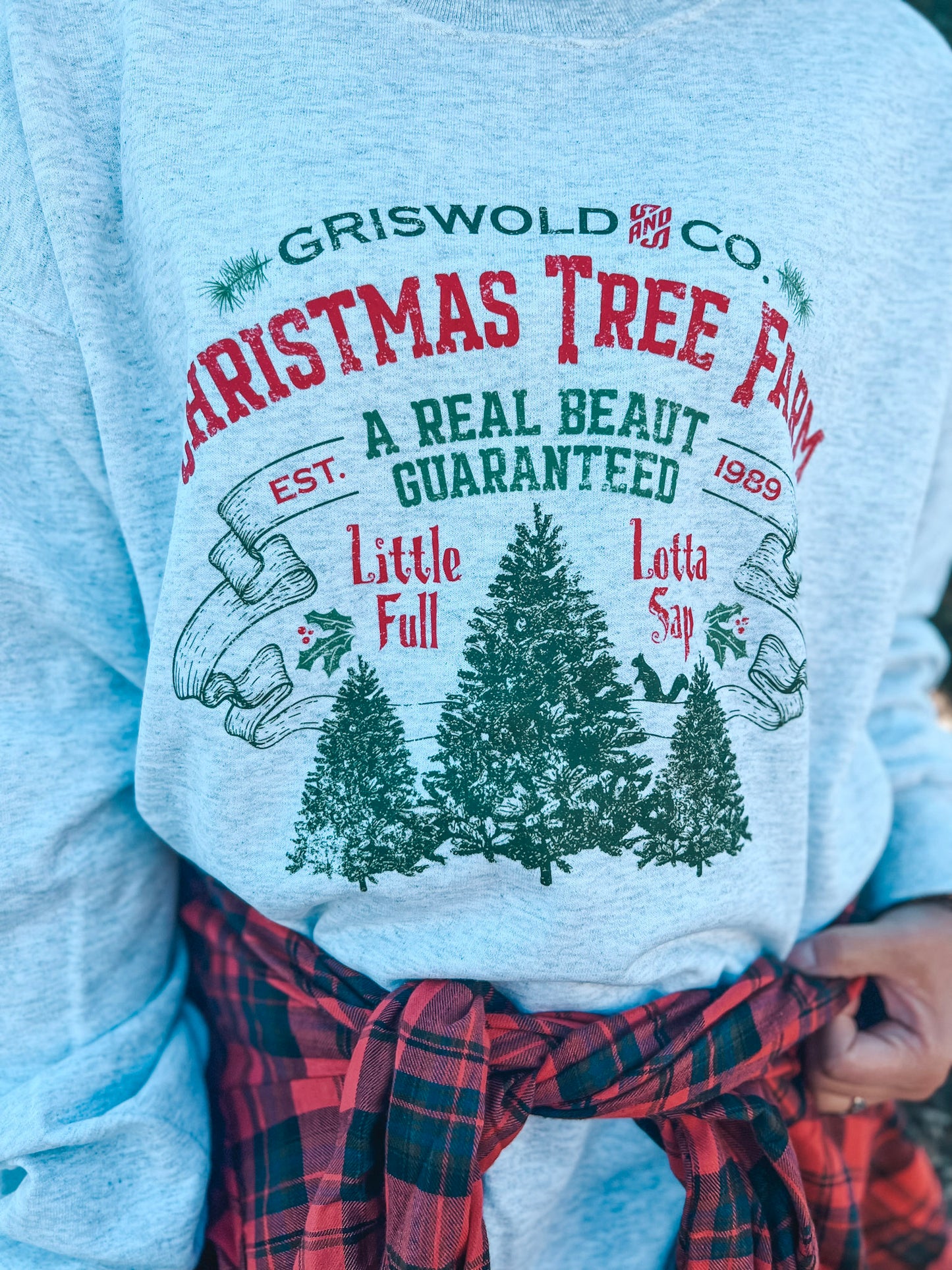 GRISWOLD TREE FARM SWEATSHIRT (ASH)