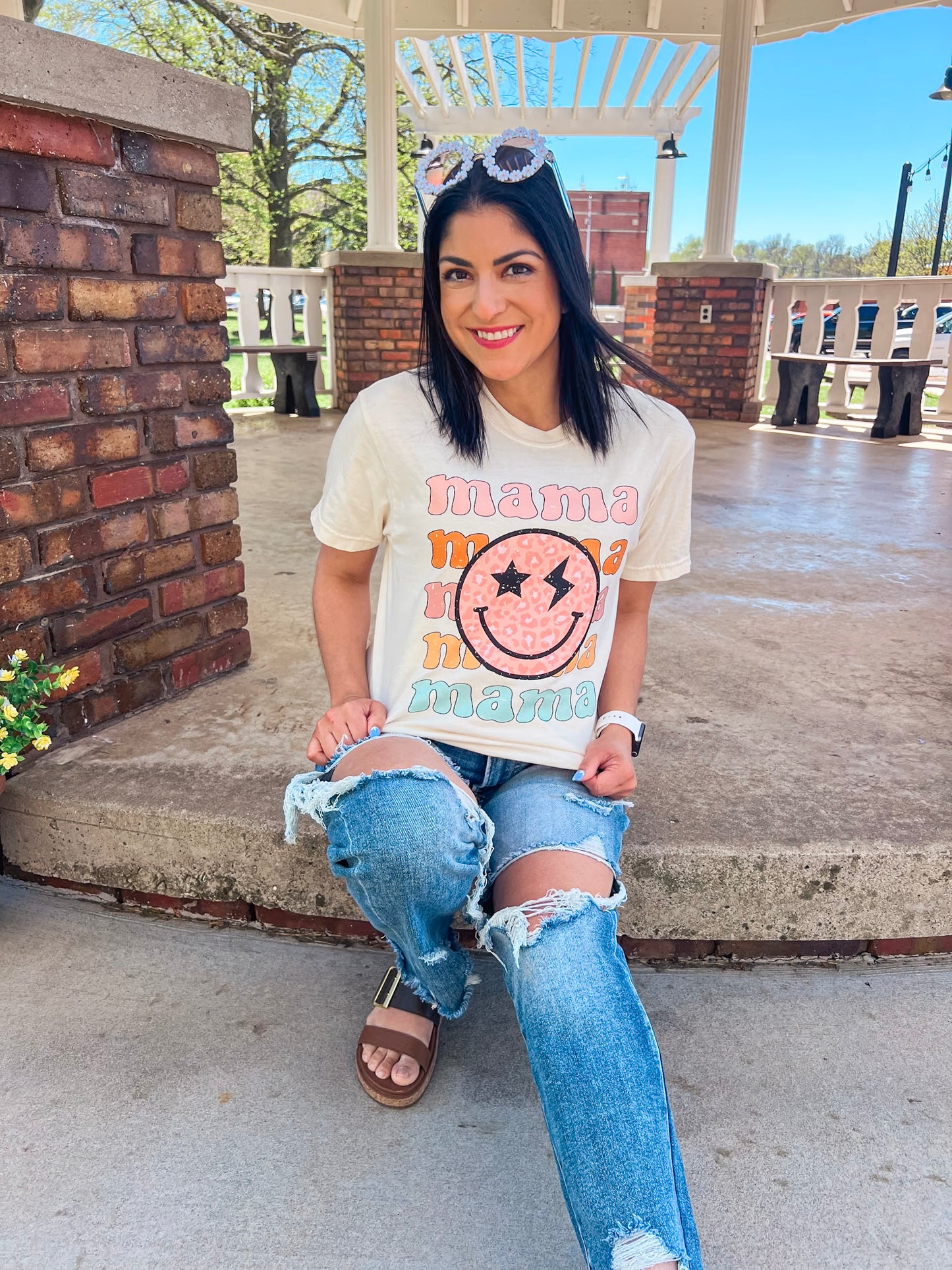 MAMA SMILEY TEE