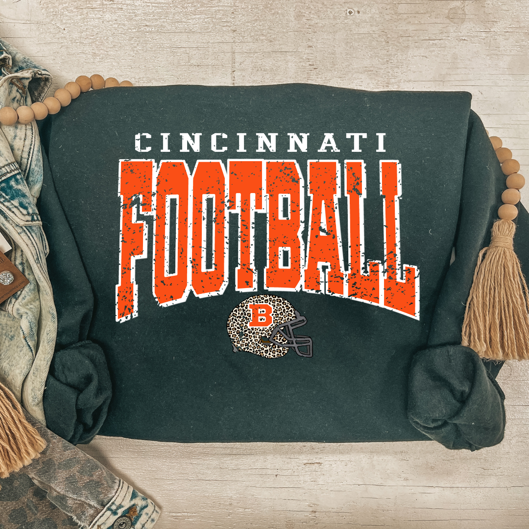CINCINATTI FOOTBALL SWEATSHIRT