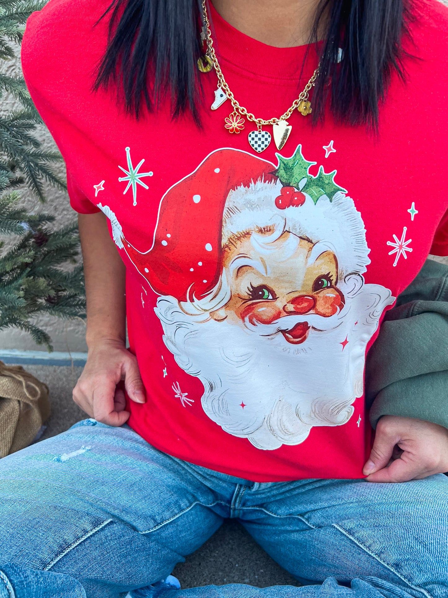 JOLLY SANTA TEE (RED CC)