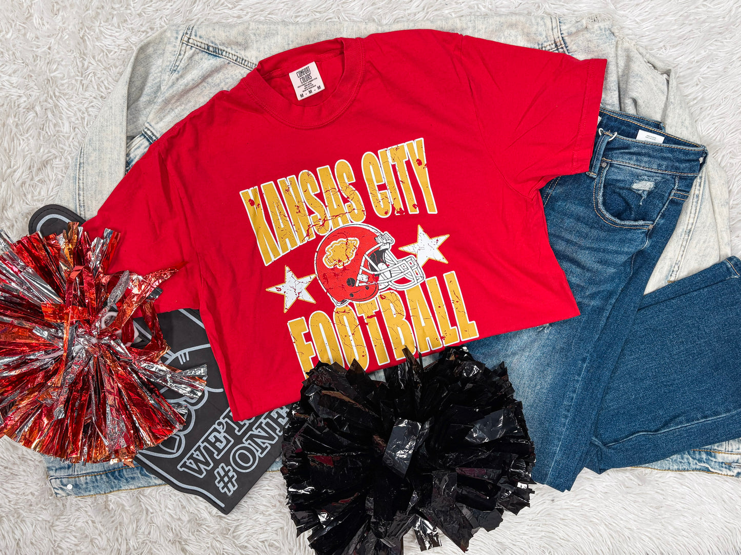 KANSAS CITY FOOTBALL STARS TEE (RED)