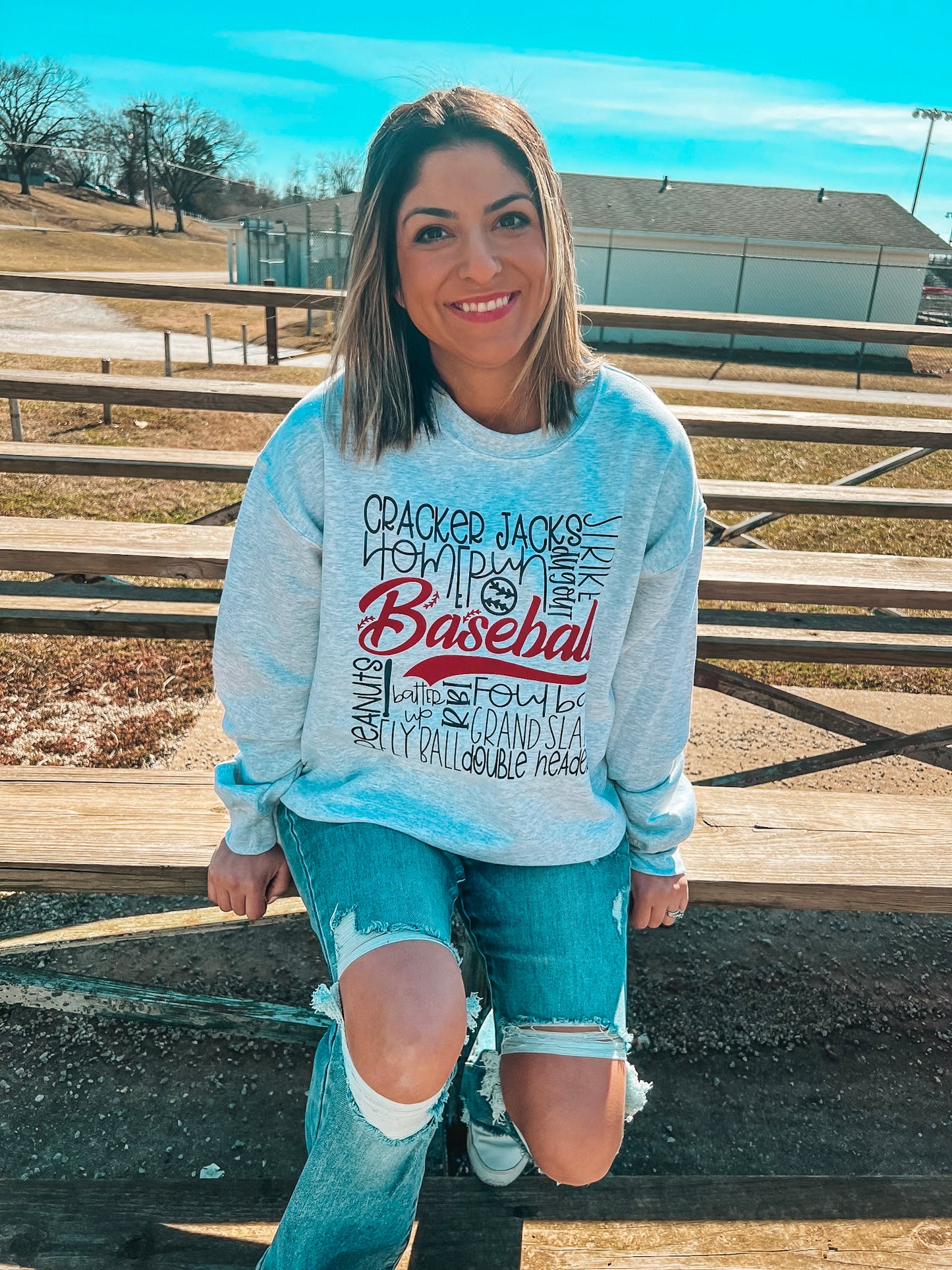 EVERYTHING BASEBALL SWEATSHIRT