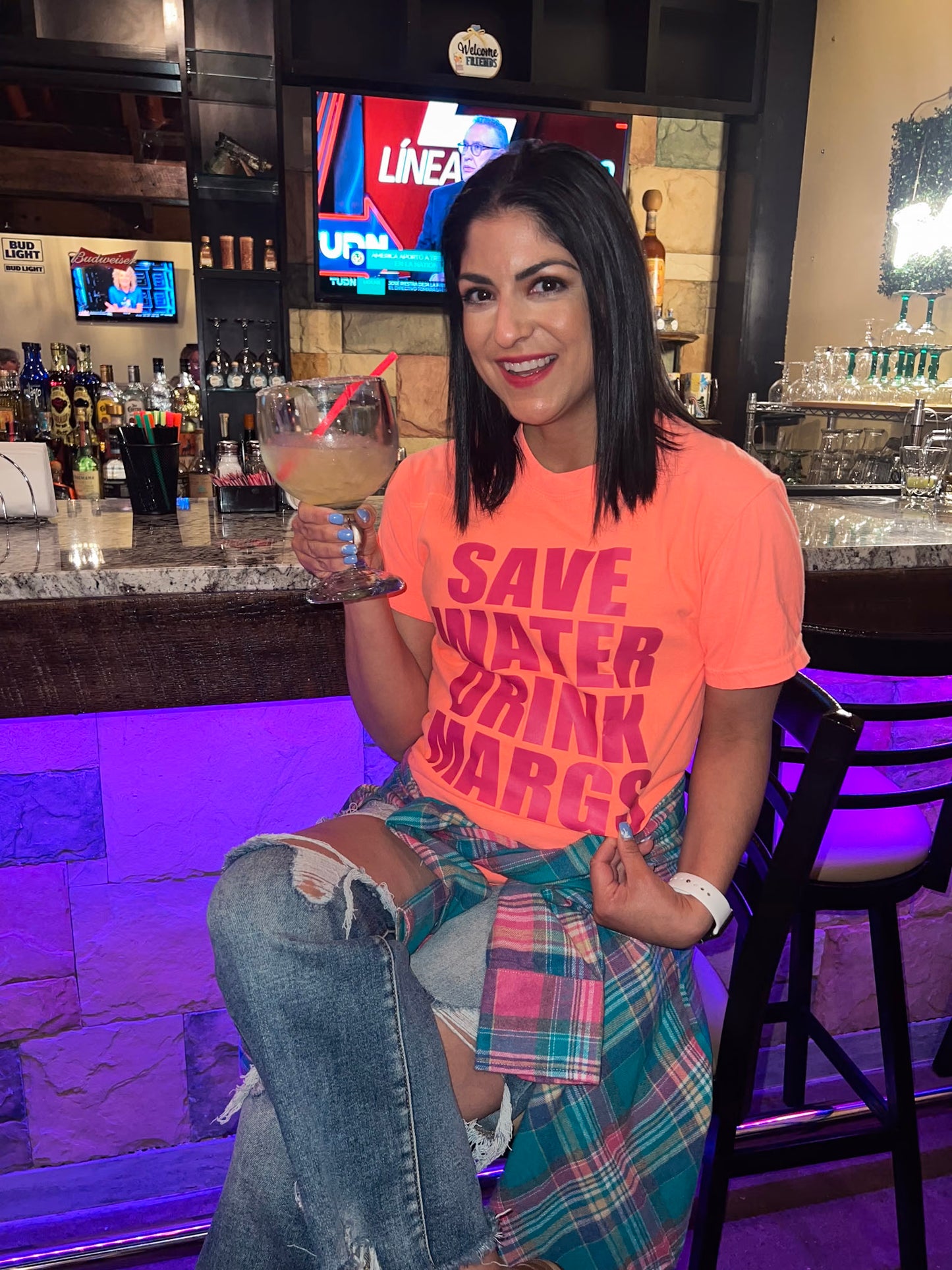 SAVE WATER DRINK MARGS TEE