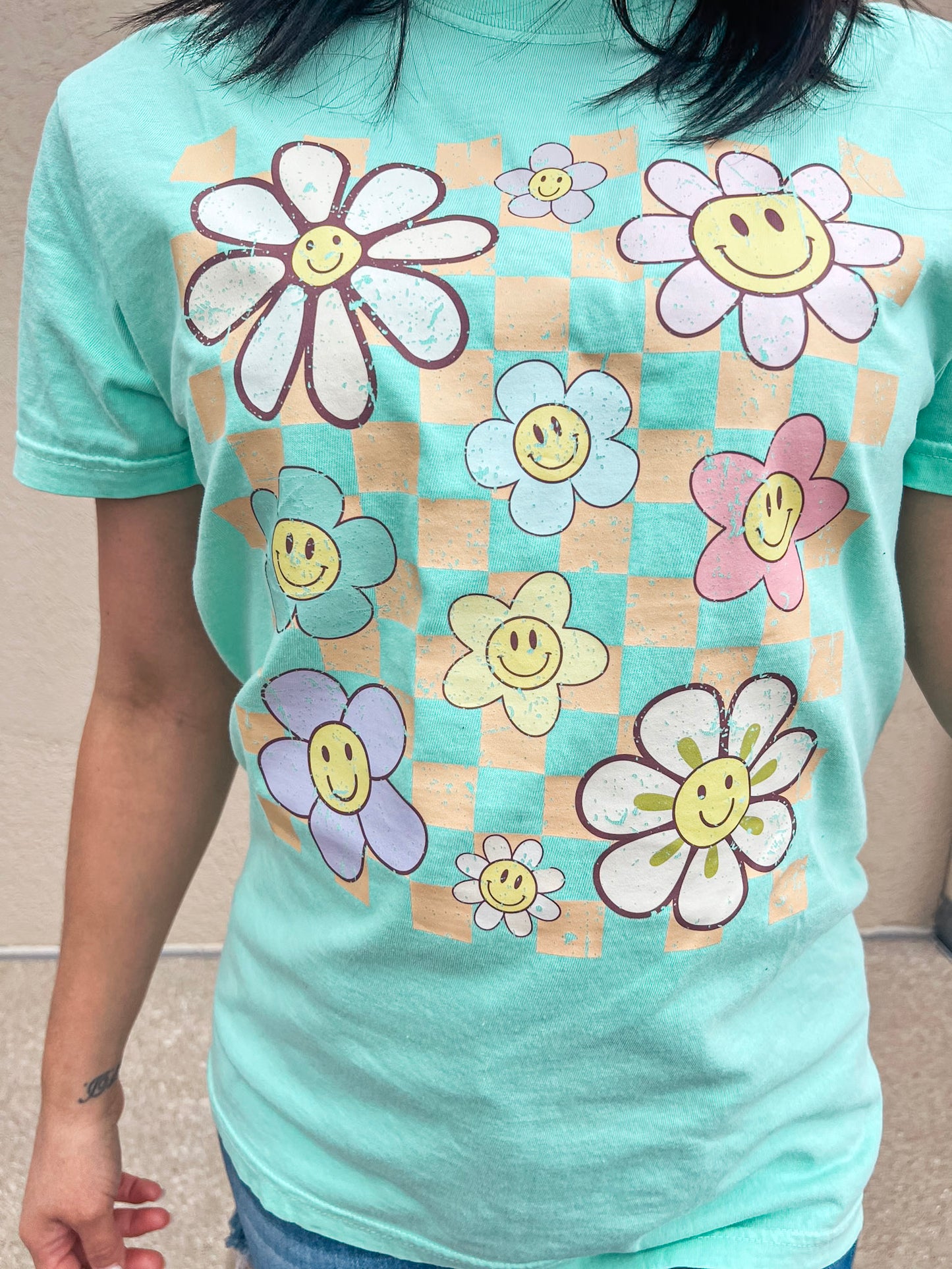 ISLAND MINT SUMMER HAPPY TEE