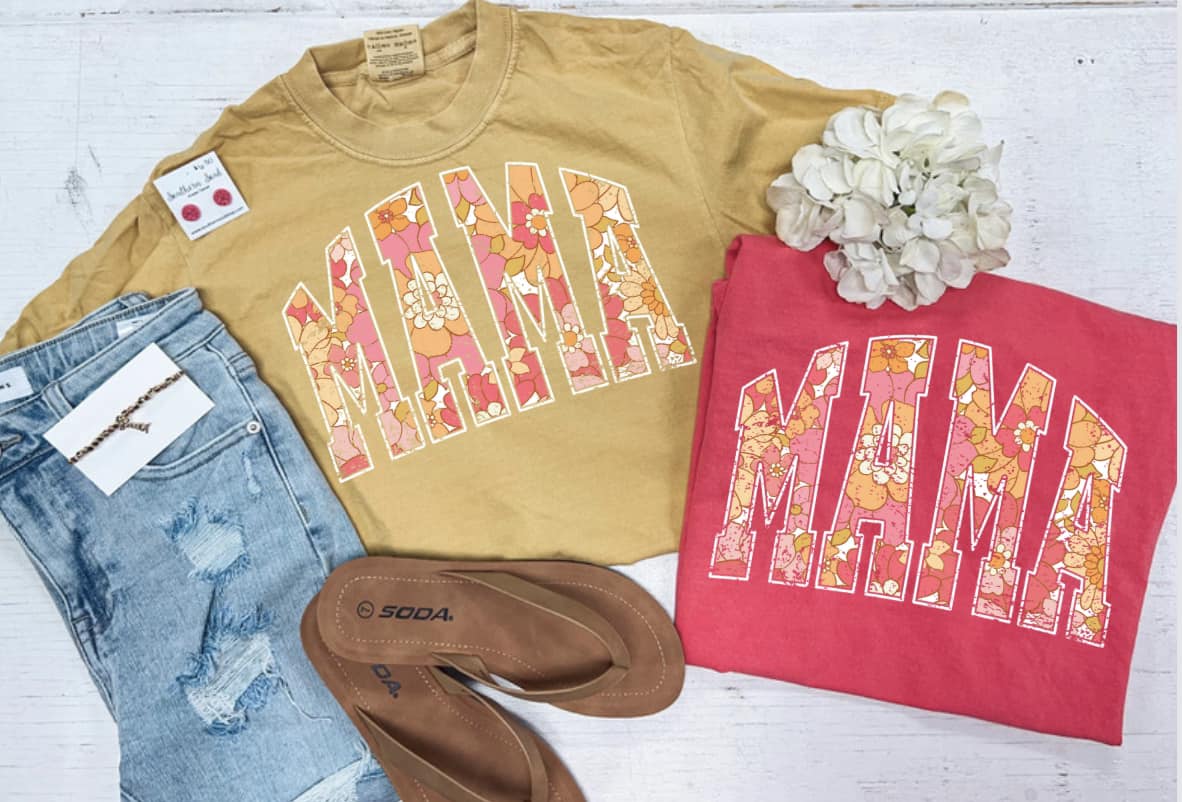 SPRING FLORAL MAMA TEE