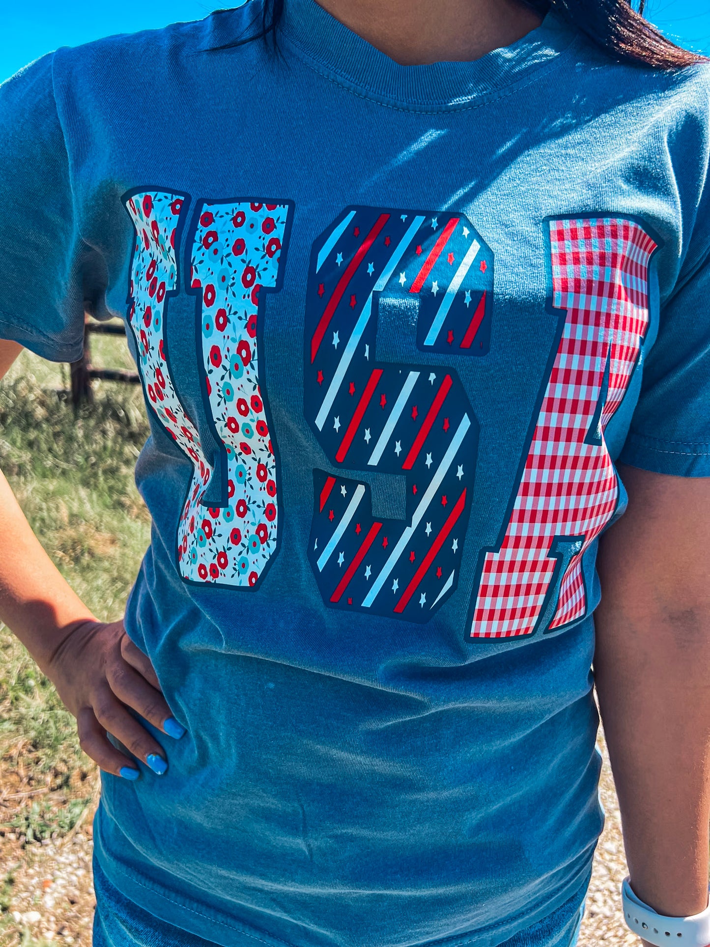 PATTERN USA TEE