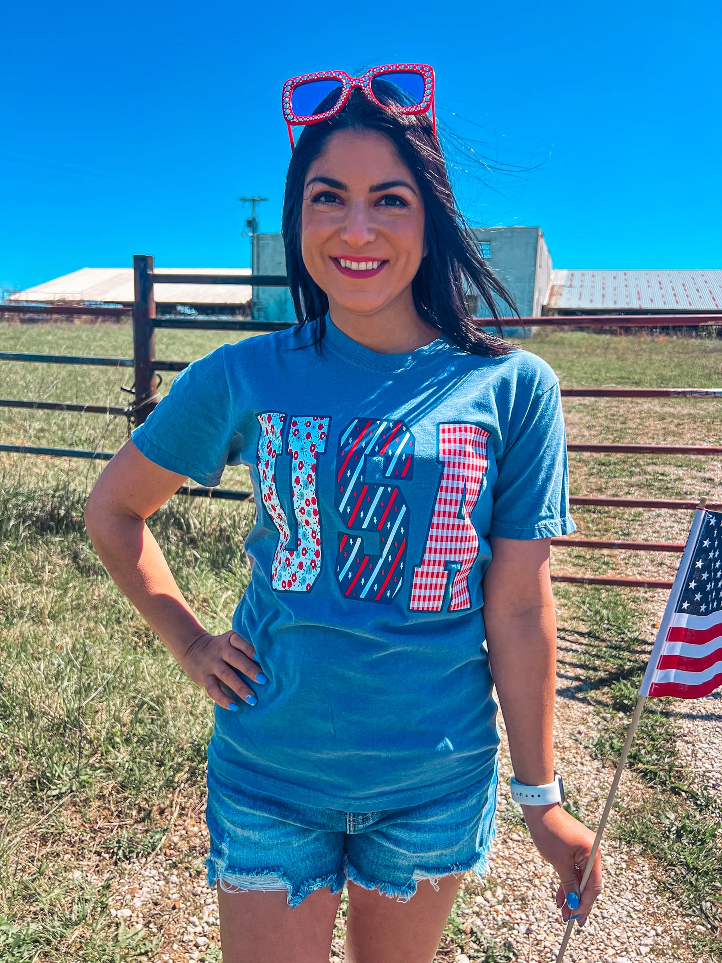 PATTERN USA TEE