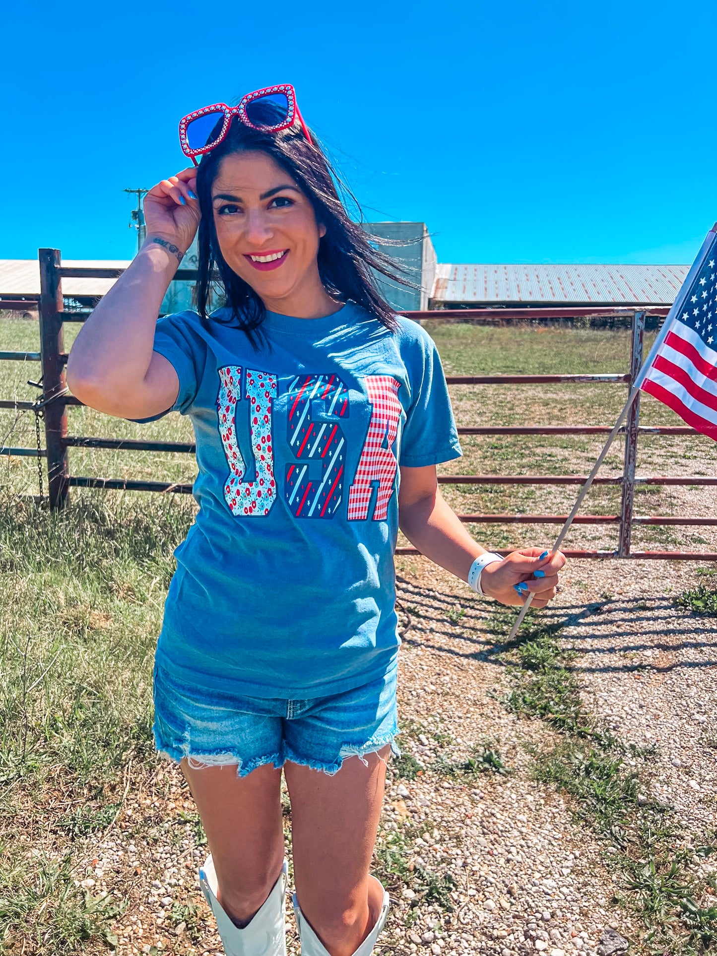 PATTERN USA TEE
