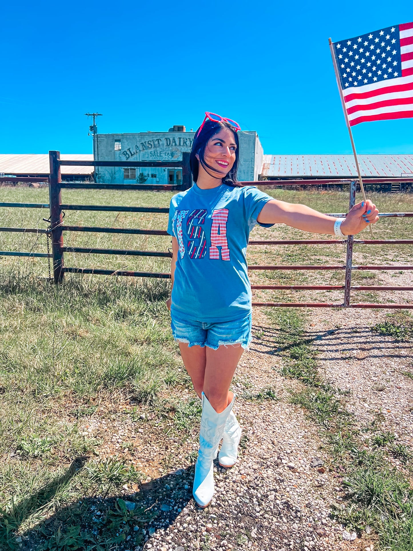 PATTERN USA TEE