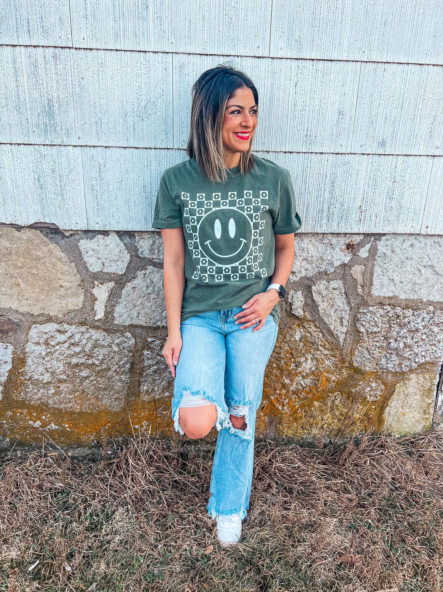 MOSS HAPPY TEE