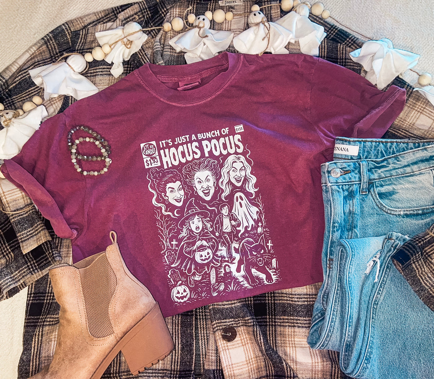 HOCUS POCUS TEE (BERRY CC)