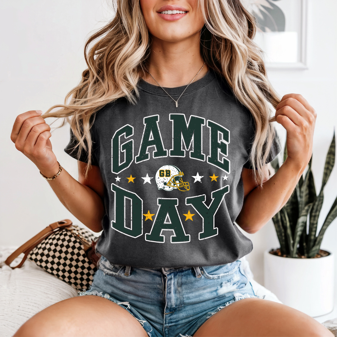 GAME DAY PACKERS TEE (PEPPER)