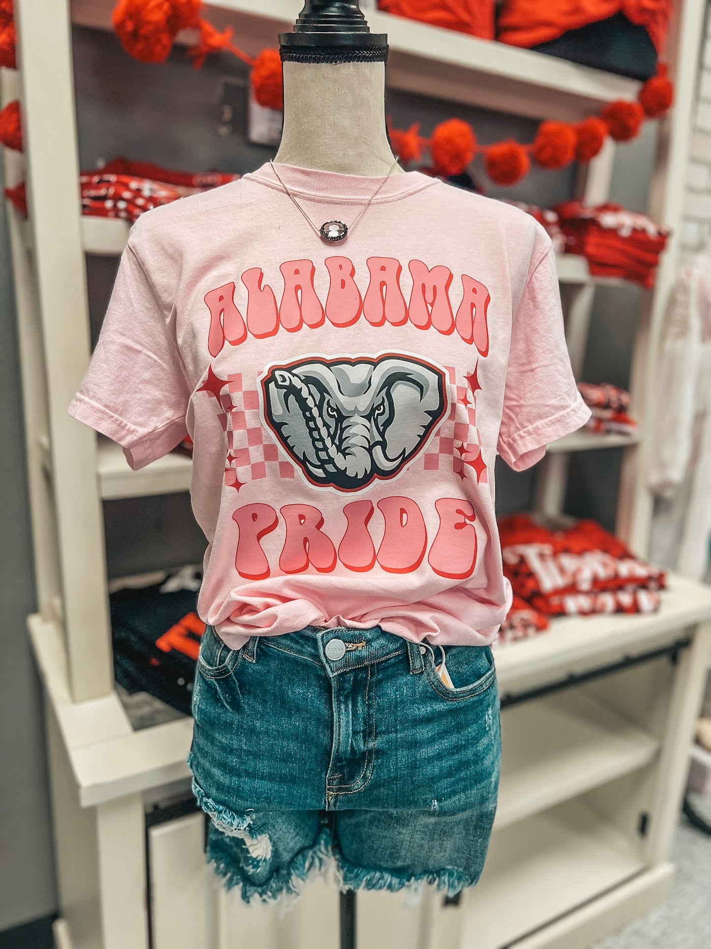 CUSTOM SCHOOL SPIRIT WEAR - MESSAGE US FOR MOCK UP {{PINK MASCOT PRIDE}}
