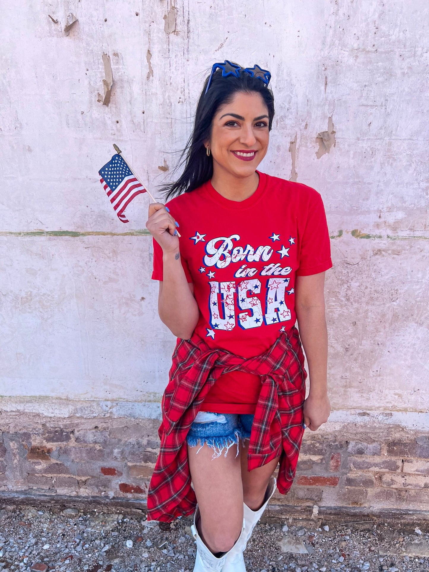 BORN IN THE USA TEE