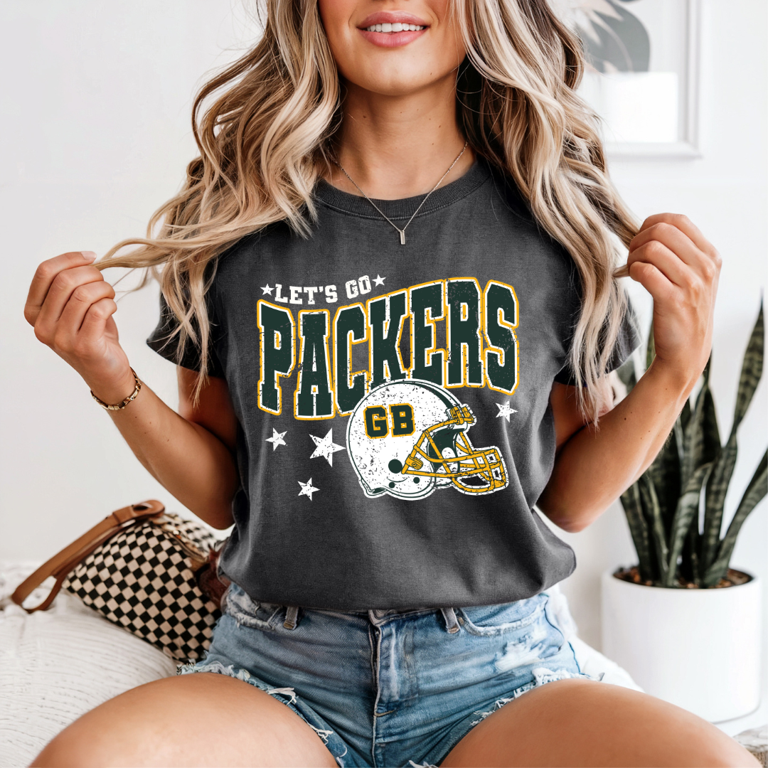LET'S GO PACKERS TEE (PEPPER)