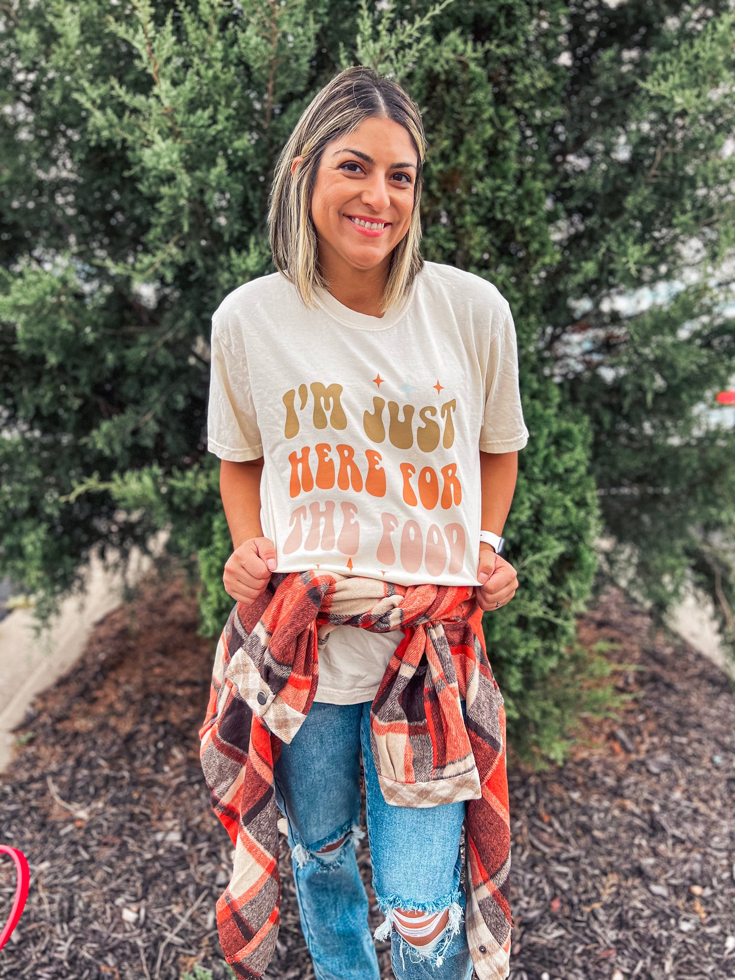 I'M JUST HERE FOR THE FOOD TEE