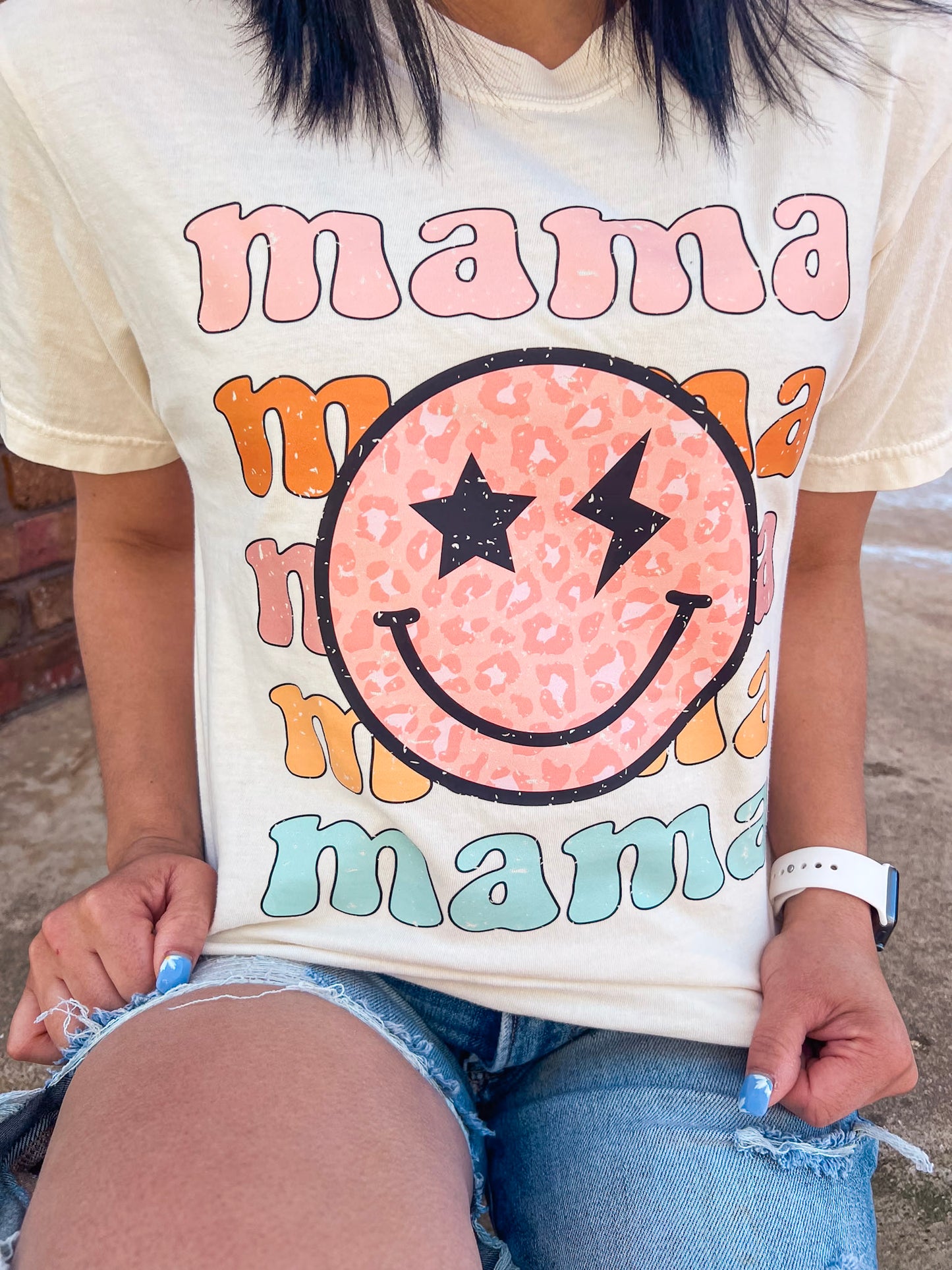 MAMA SMILEY TEE