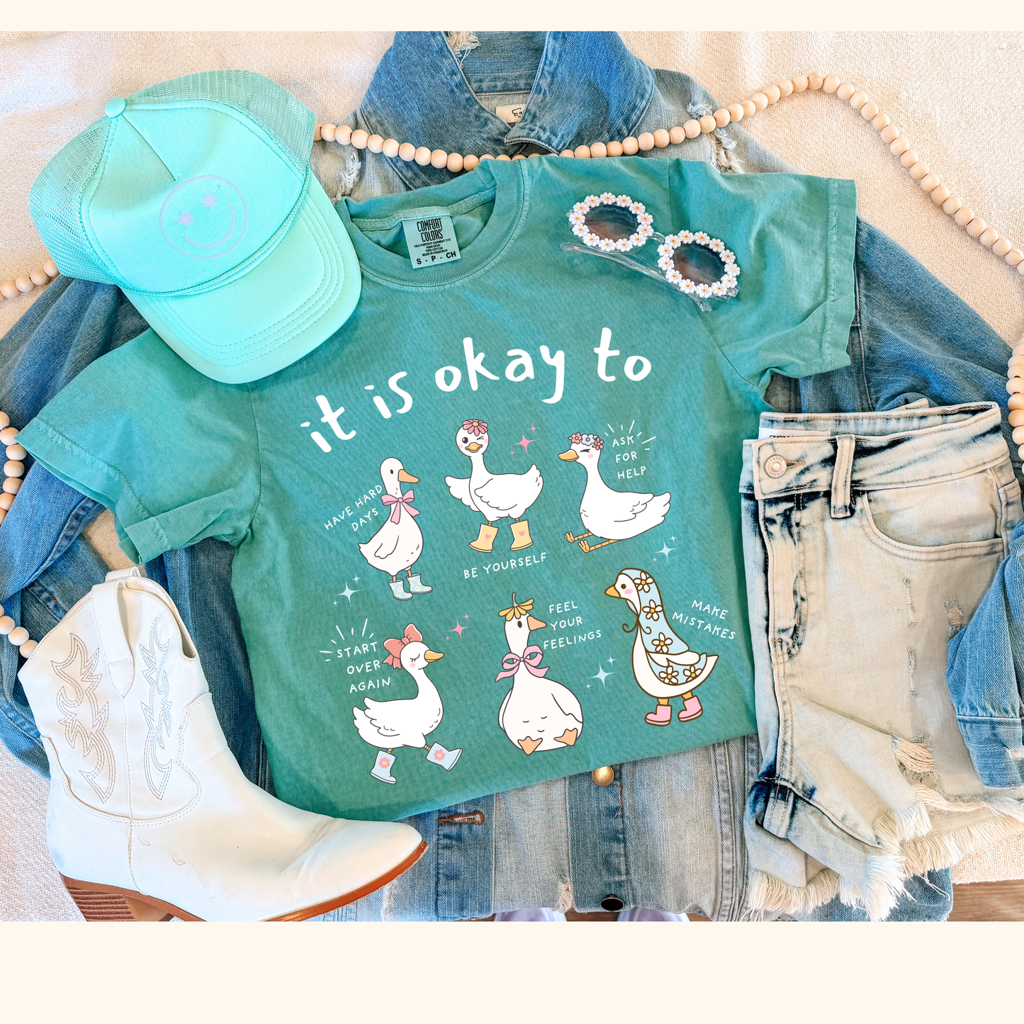 ITS OK TO TEE (SEAFOAM)