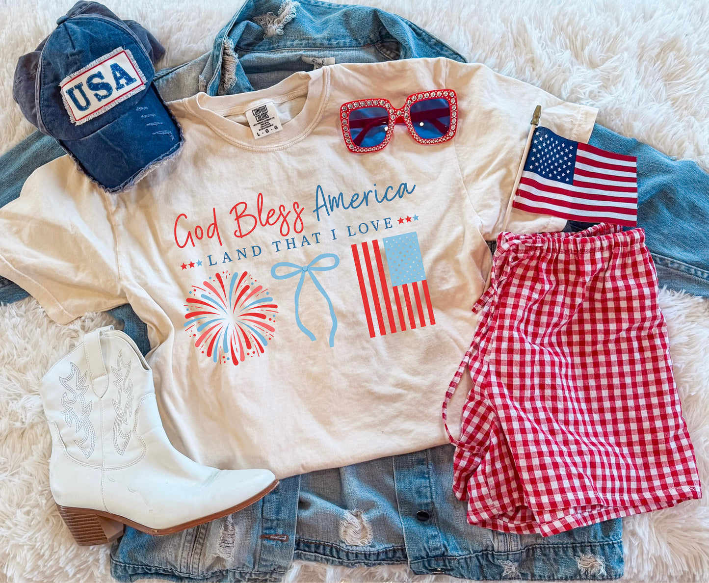 GOD BLESS AMERICA LAND THAT I LOVE (IVORY)
