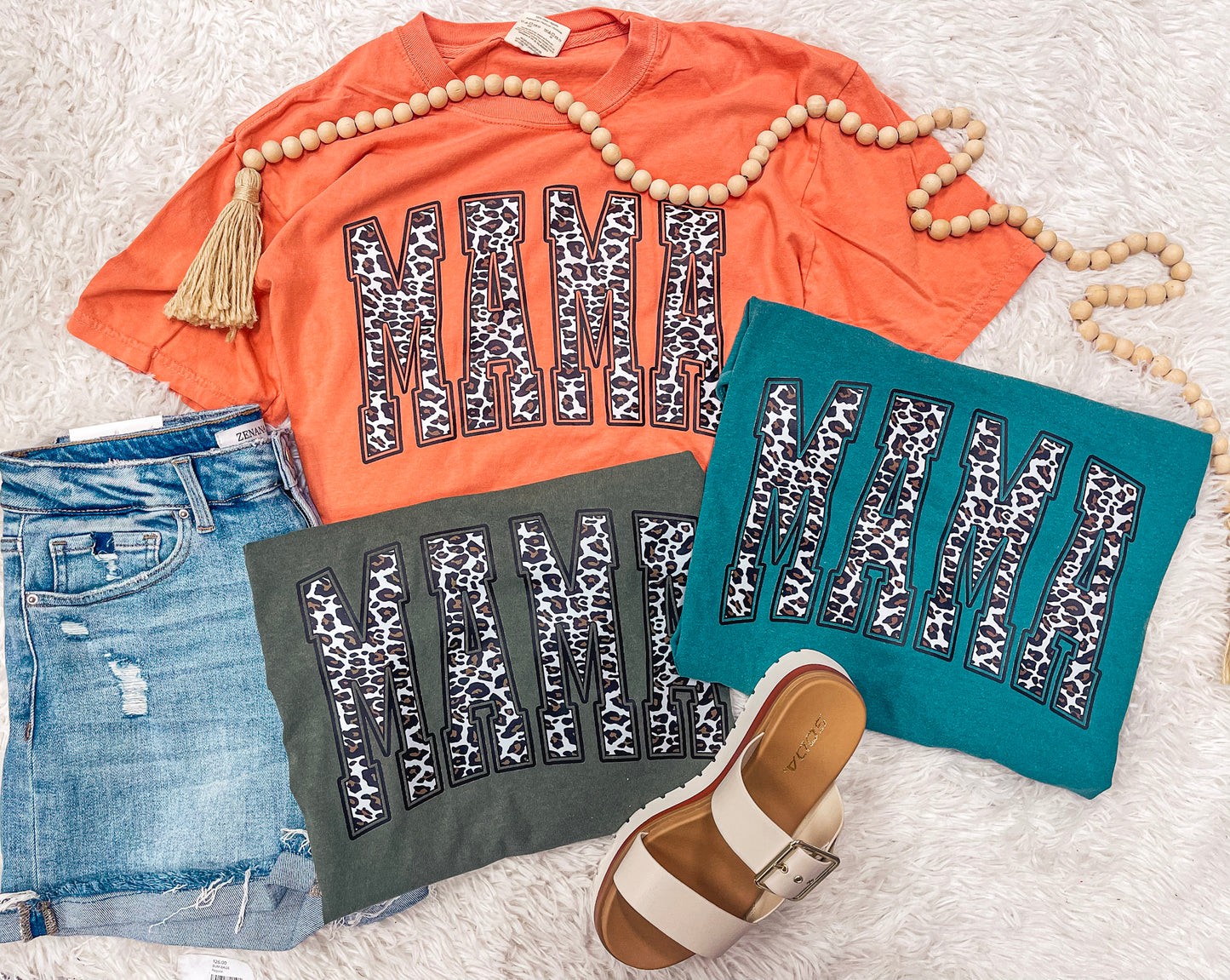 BEST SELLING LEOPARD MAMA TEE
