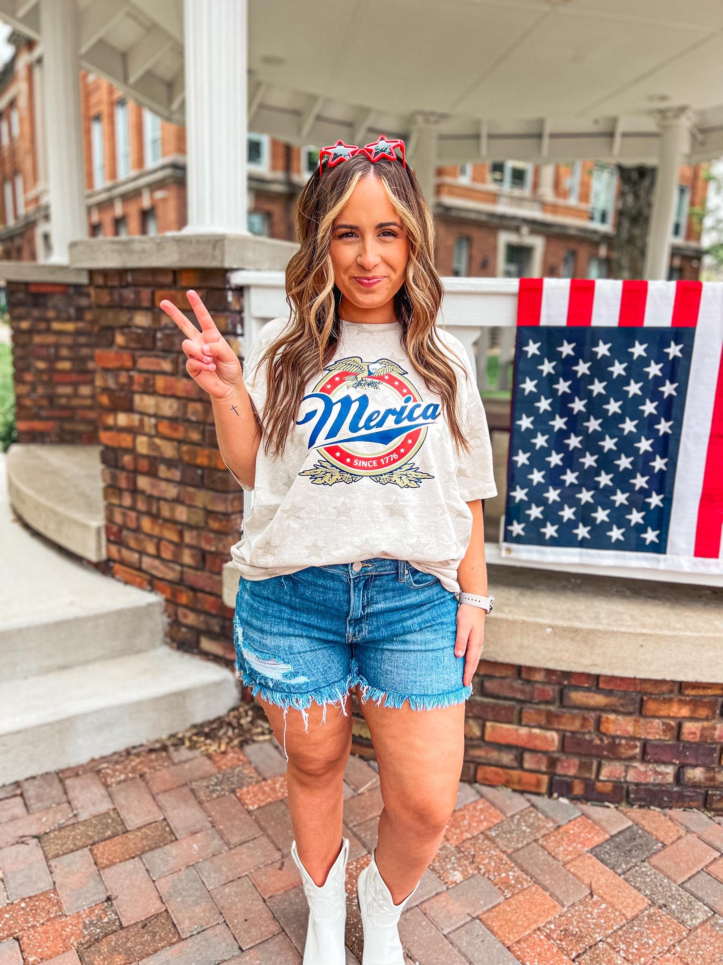 MERICA STARS TEE