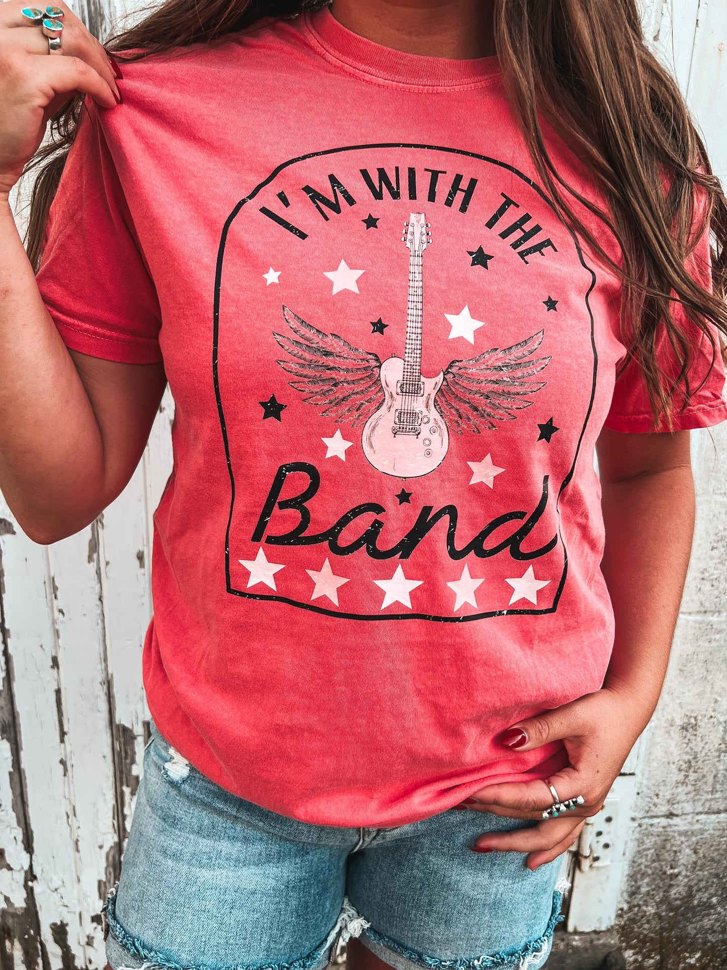 I'M WITH THE BAND TEE