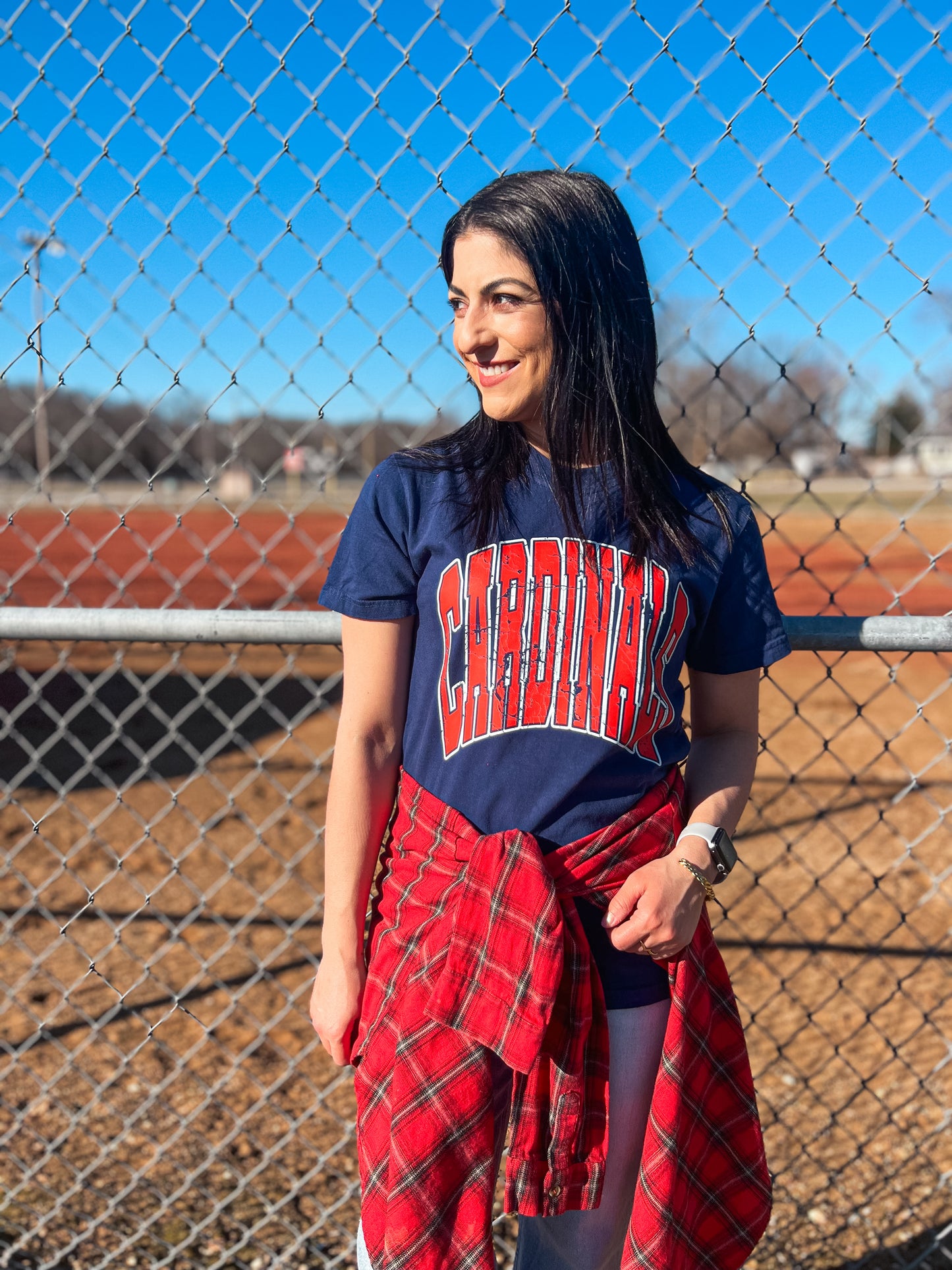 CARDINALS TEE (NAVY CC)