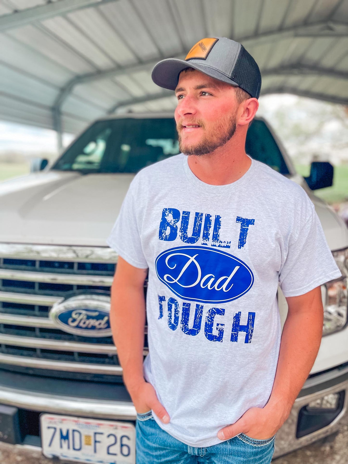BUILT DAD TOUGH TEE
