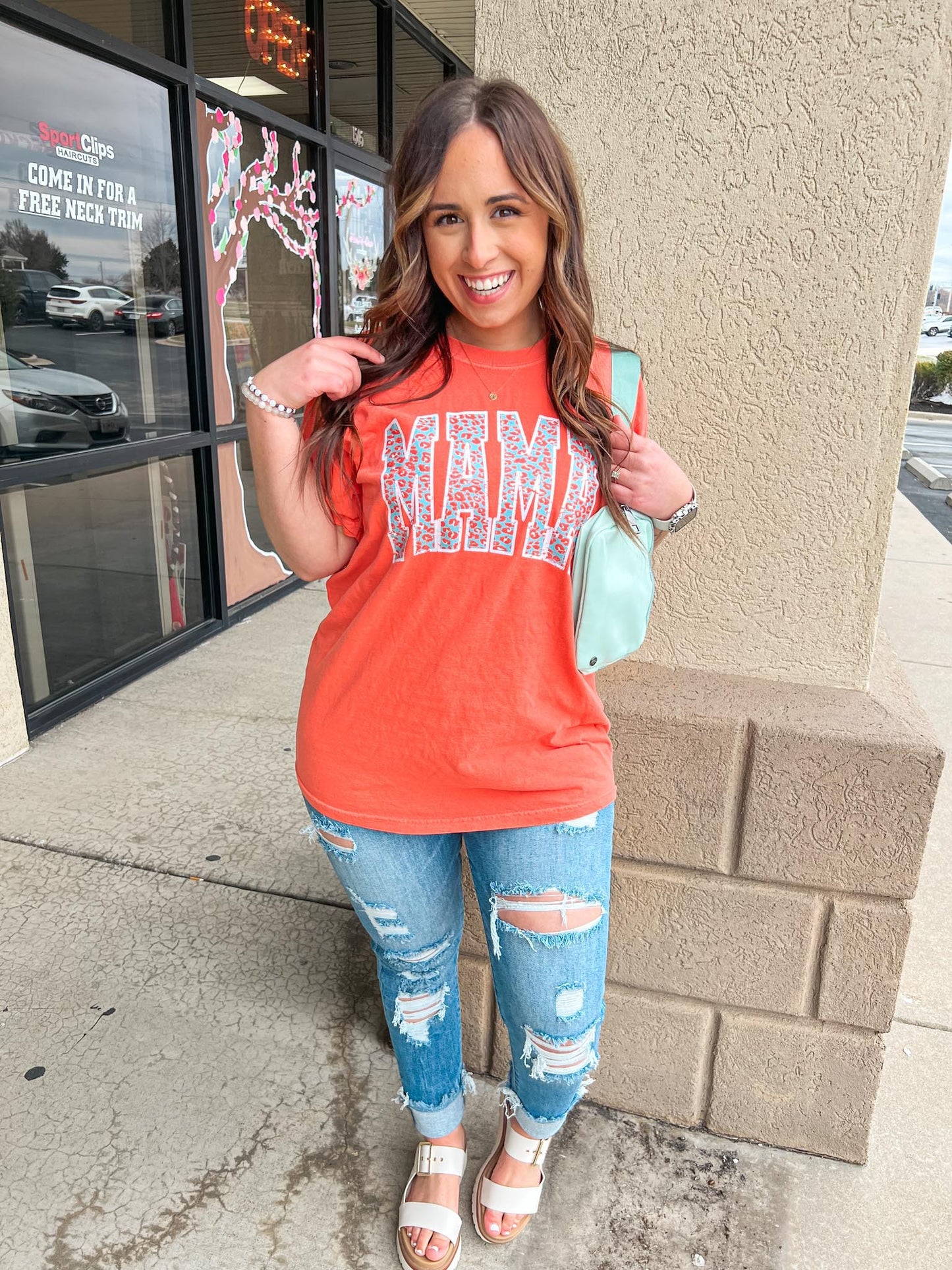 CORAL MAMA TEE