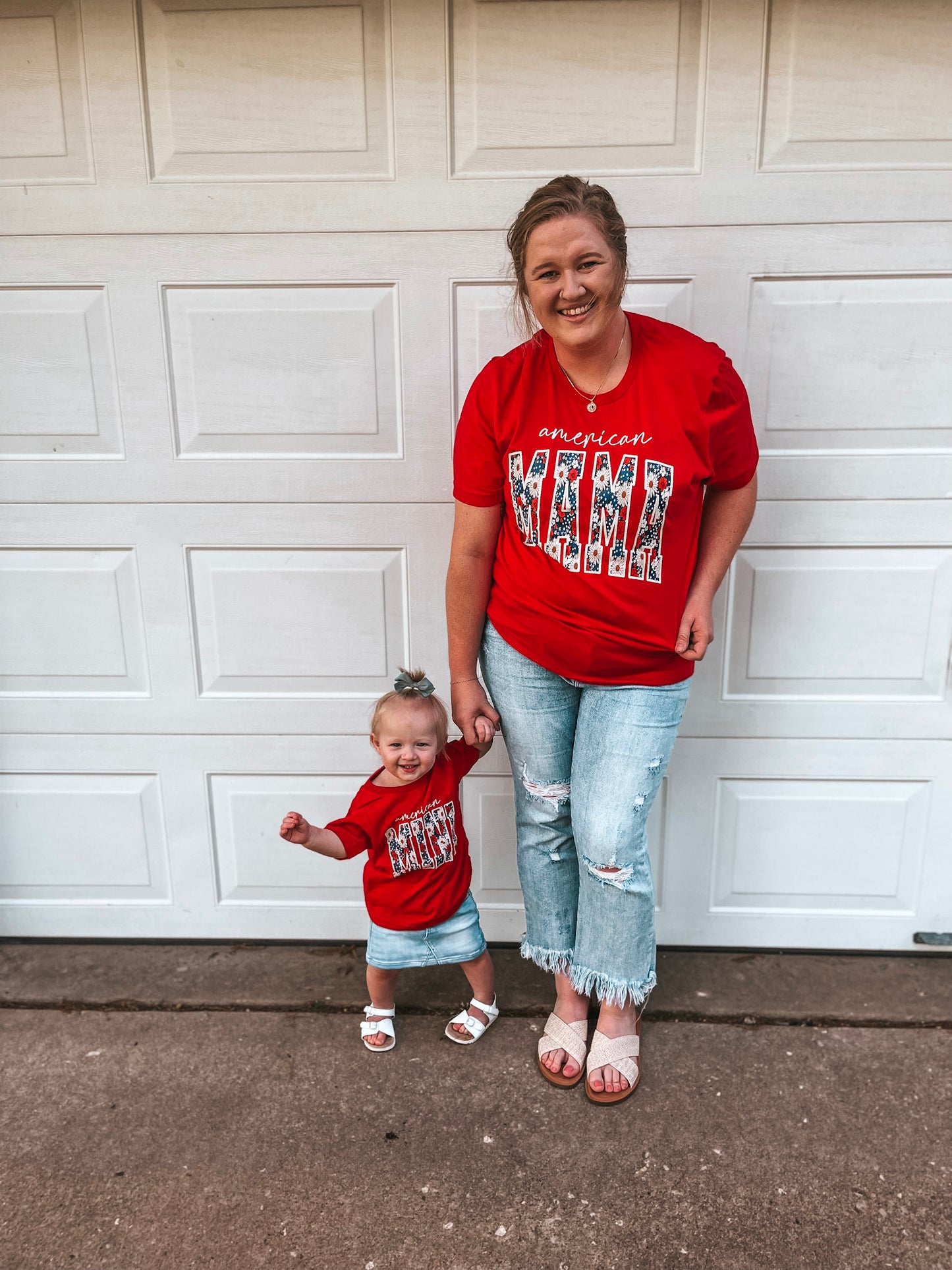 AMERICAN MINI FLORAL TEE