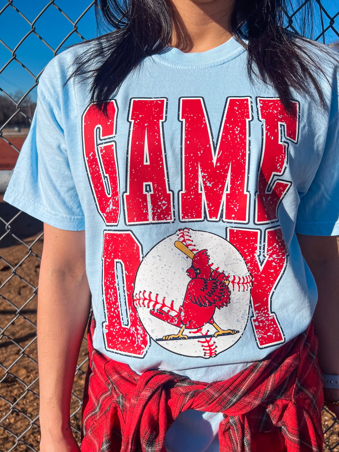 CARDINALS GAMEDAY TEE (CHAMBRAY CC)