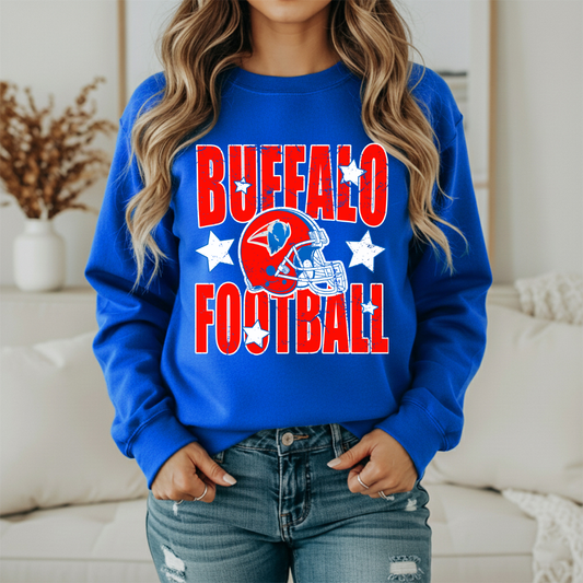 BUFFALO FOOTBALL SWEATSHIRT (BLUE)