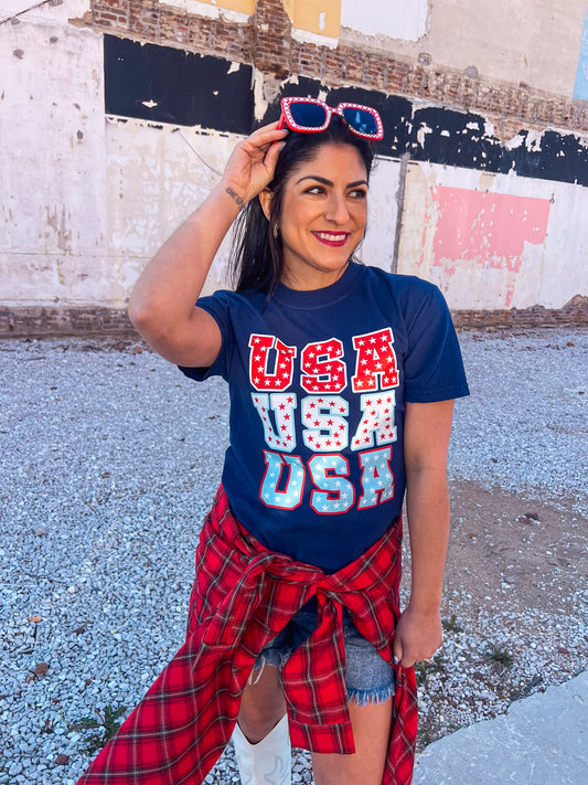 USA USA USA TEE