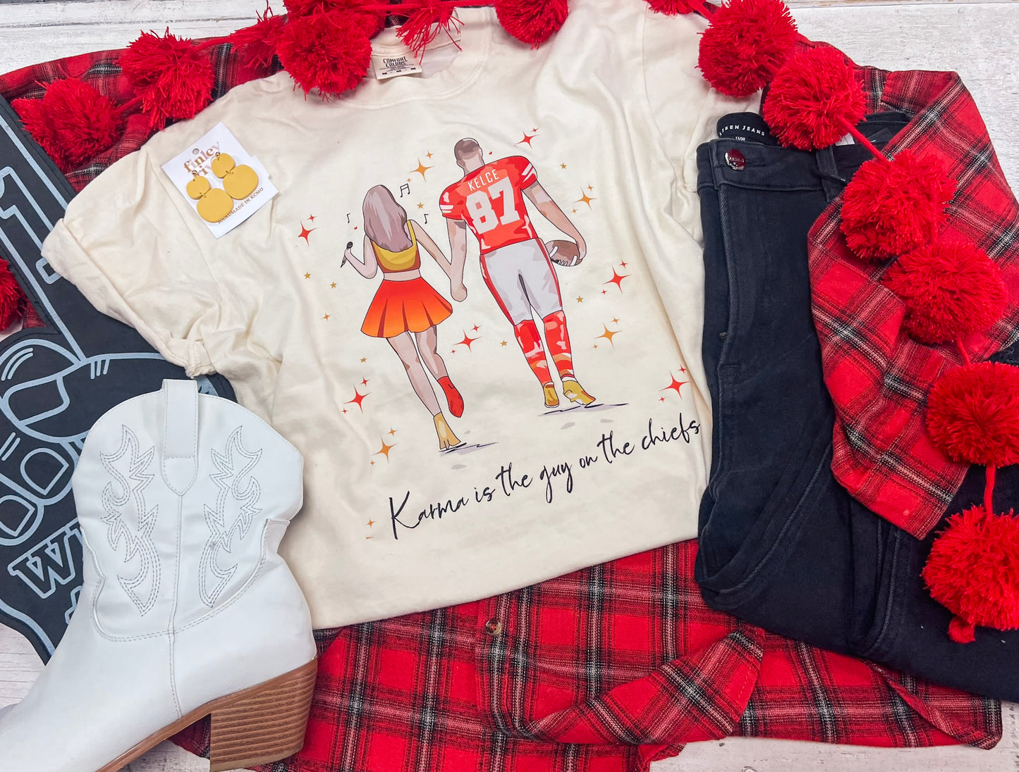 KARMA CHIEFS TEE (IVORY CC)