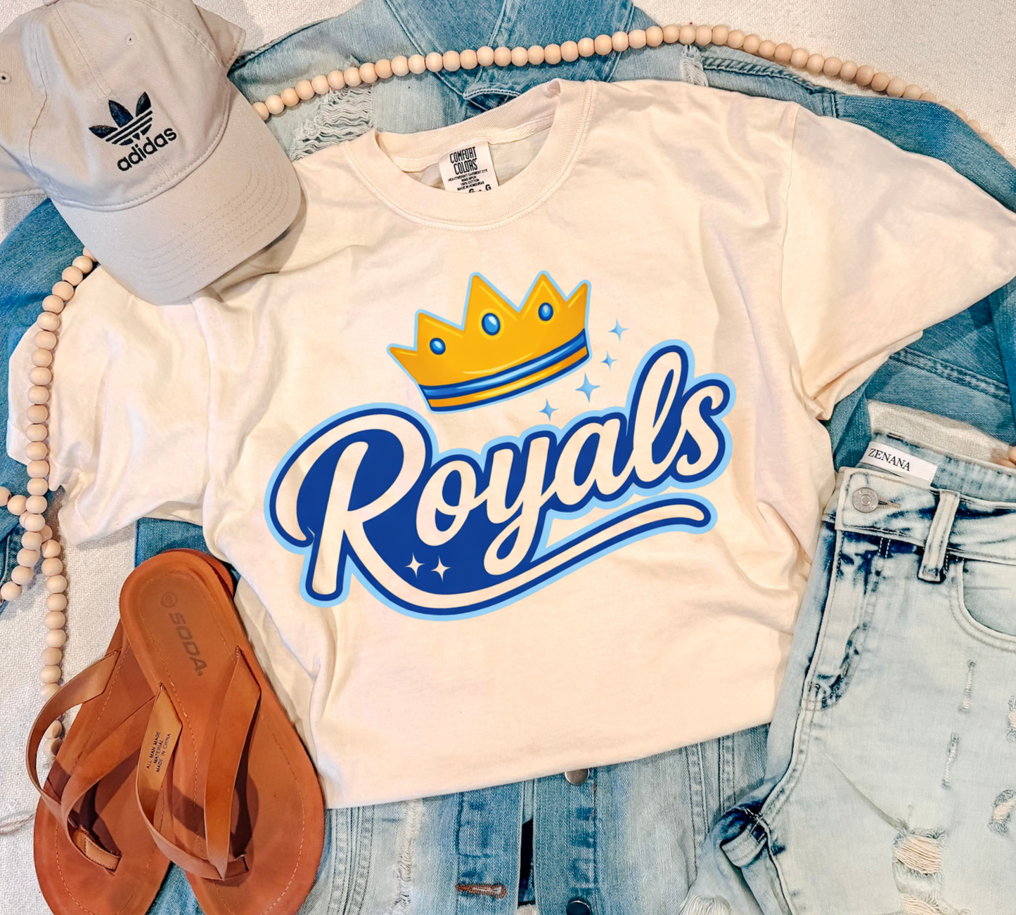 ROYAL CROWN TEE (IVORY)