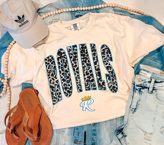 ROYAL LEOPARD TEE (IVORY)