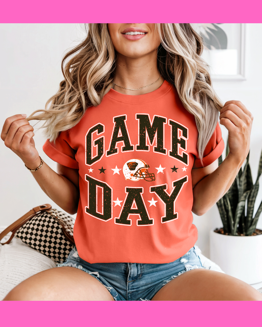 BROWNS GAMEDAY TEE (ORANGE)