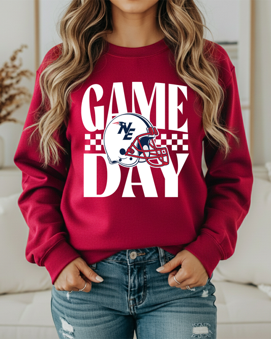 PATRIOTS GAMEDAY SWEATSHIRT (CRIMSON)