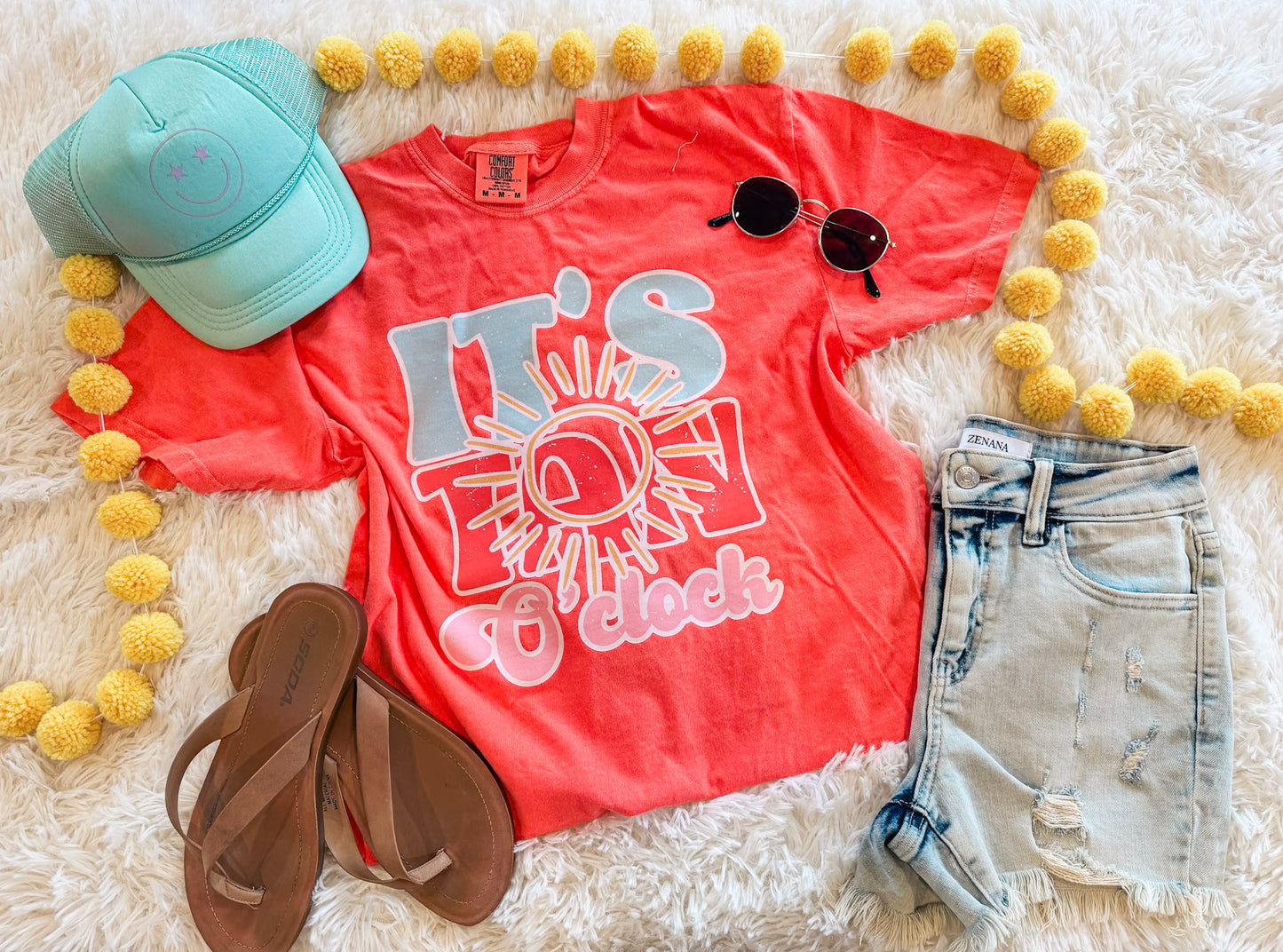 ITS TAN OCLOCK TEE (ORANGE)