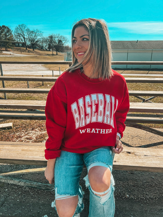 BASEBALL WEATHER SWEATSHIRT