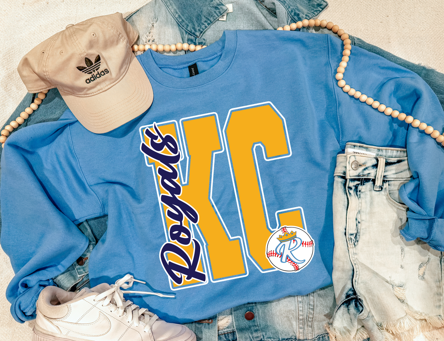 KC ROYALS SWEATSHIRT (C BLUE)