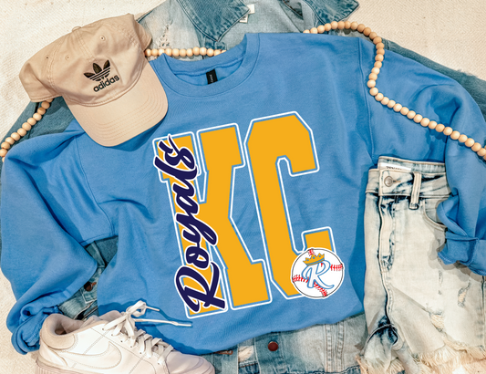 KC ROYALS SWEATSHIRT (C BLUE)