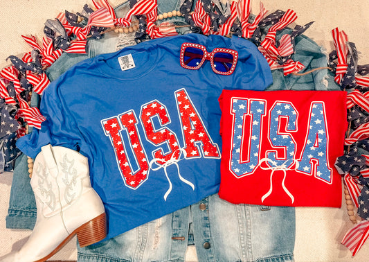 USA BOW TEE