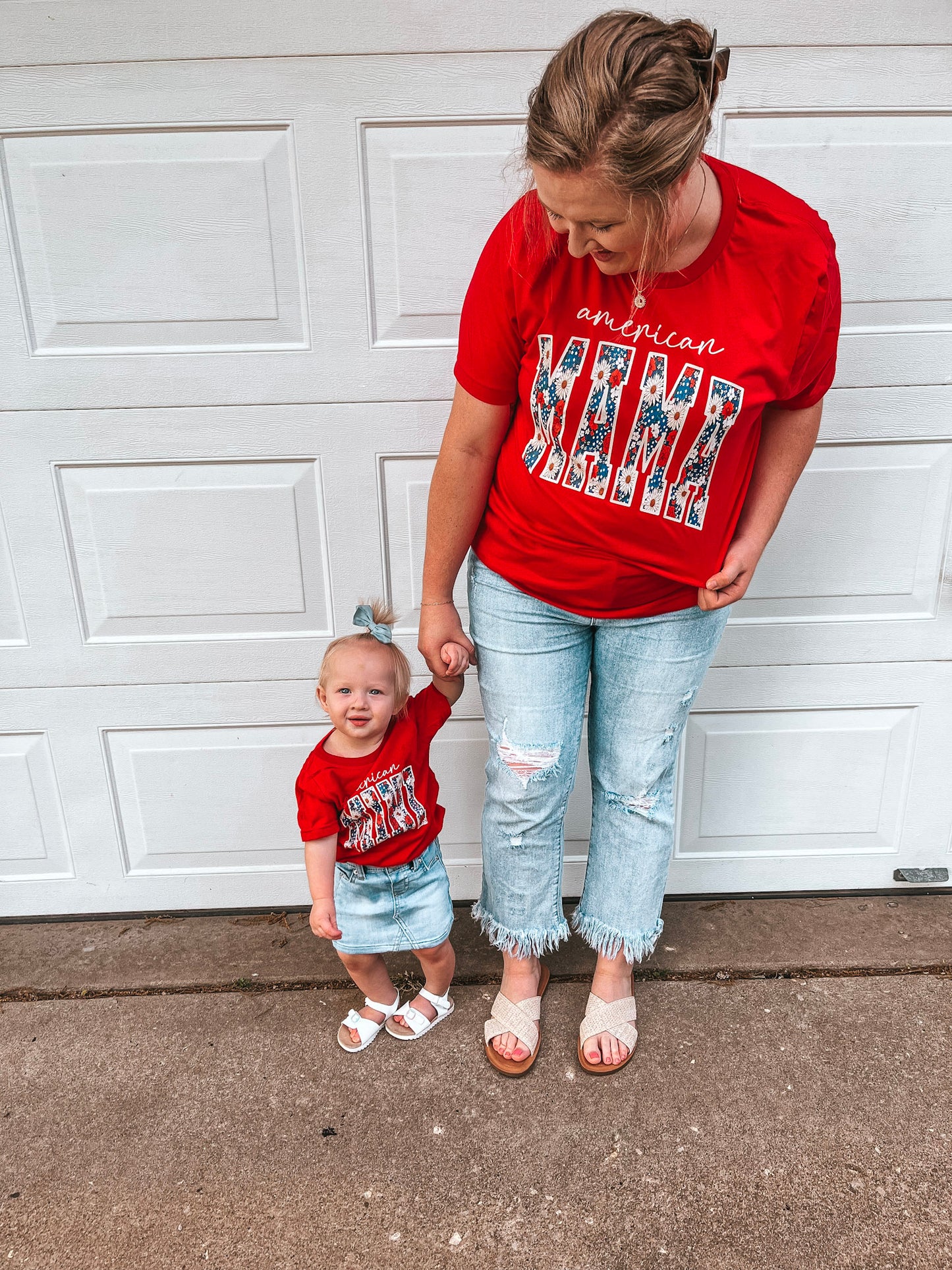 AMERICAN MINI FLORAL TEE