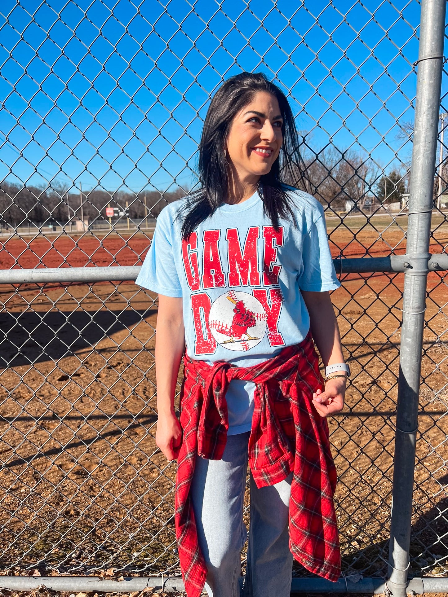 CARDINALS GAMEDAY TEE (CHAMBRAY CC)