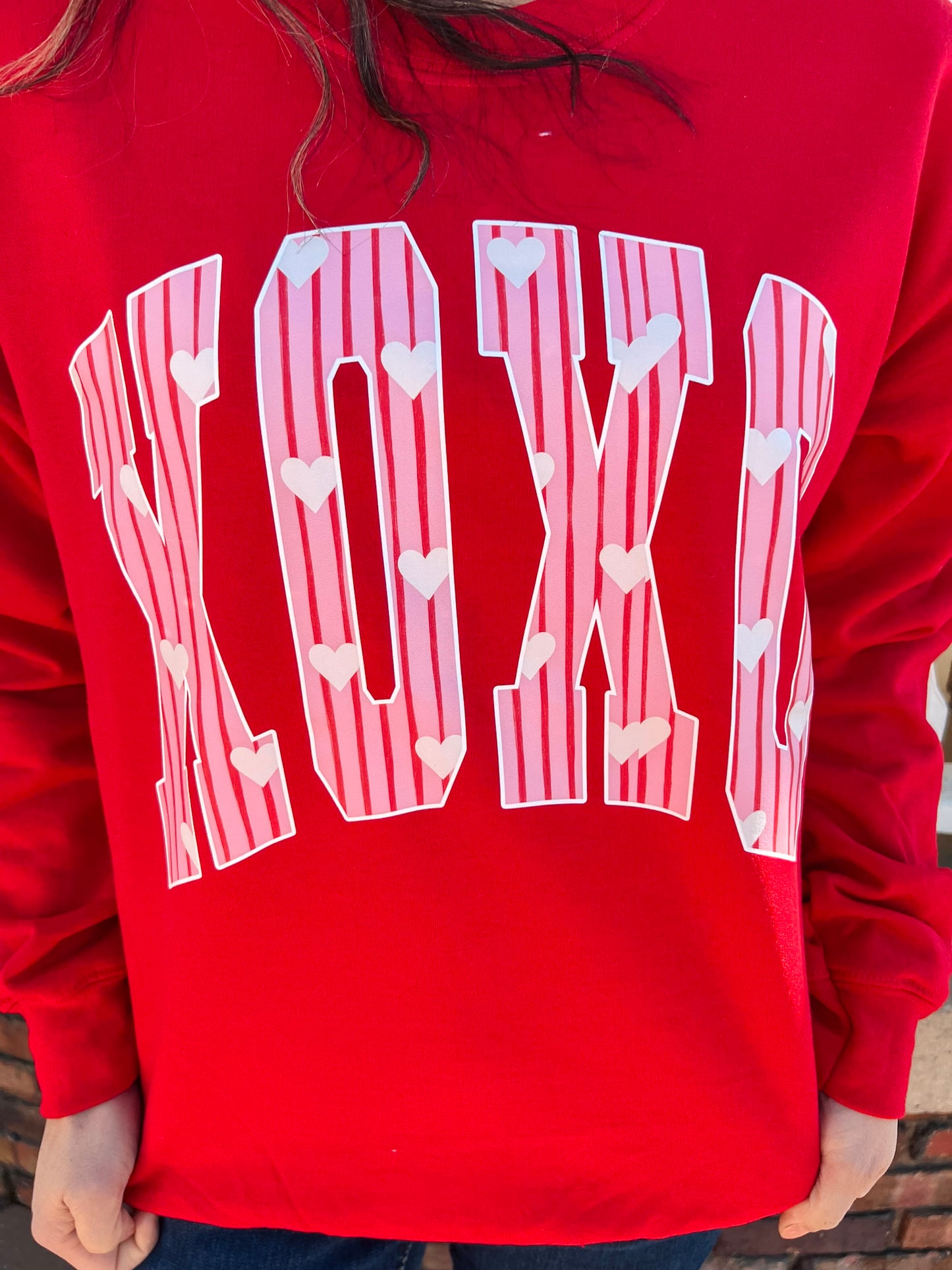 XOXO SWEATSHIRT (RED)