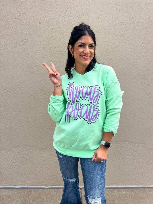 BRIGHT HOCUS POCUS SWEATSHIRT