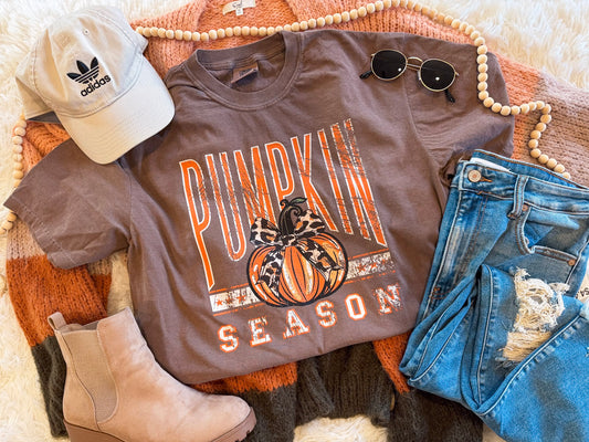 PUMPKIN SEASON TEE (ESPRESSO)