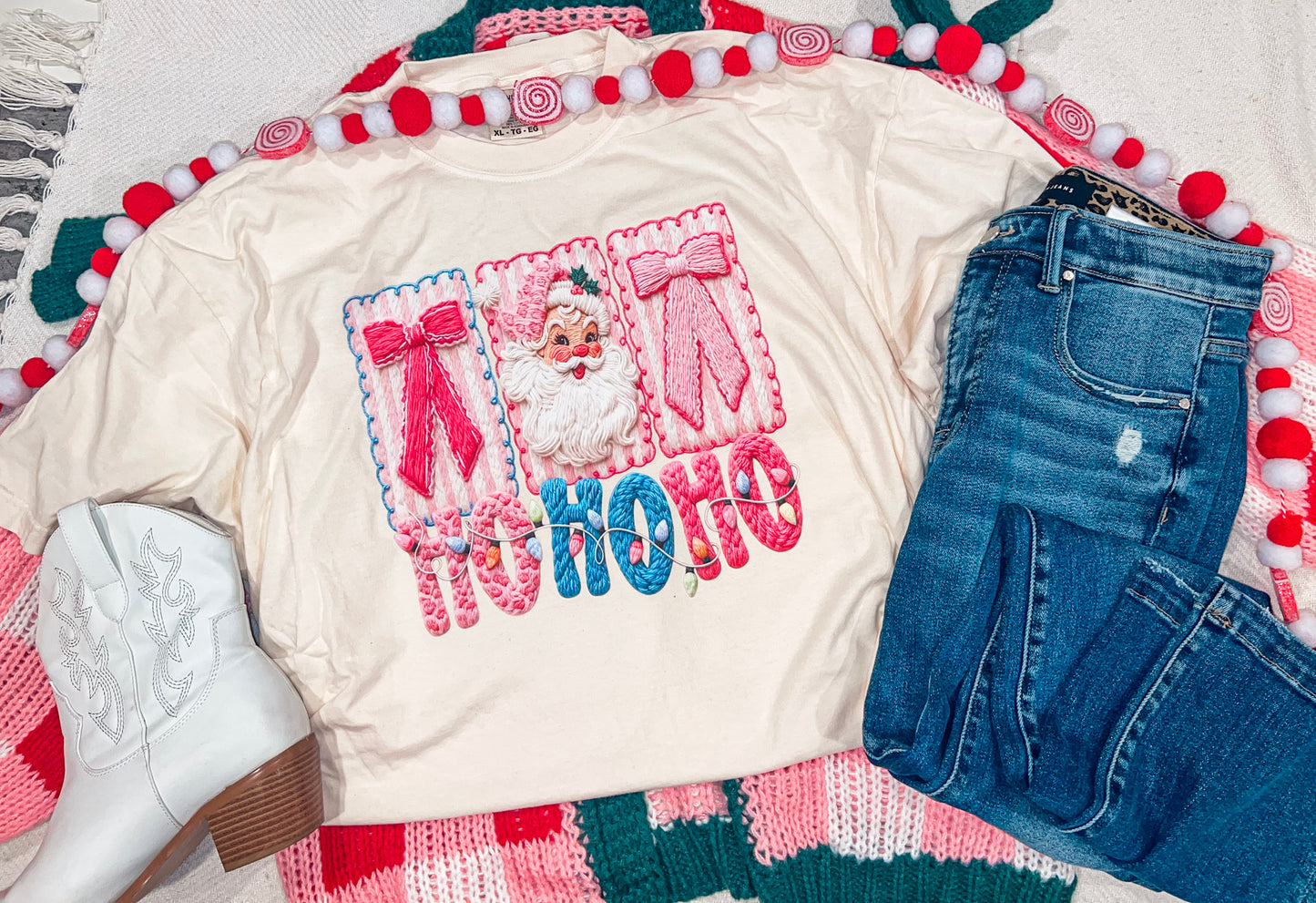 HO HO HO TEE (IVORY)
